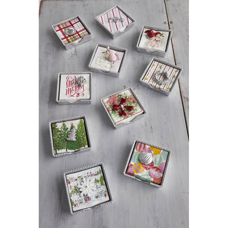 Dotty Tree Beaded Napkin Holder