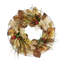 31" Fall Wreath Decorated With Heather, Astilbe, Wheat And Pears