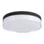 Quara 7-in Black dimmable LED Flush Mount-1728988441