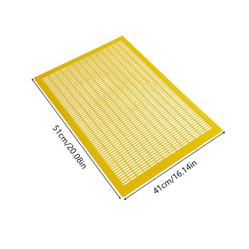 10 pièces 10 cadres en plastique 20 po x 16 po, Jaune