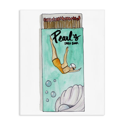 Pearl Dive Matchbox Canvas, design by Nola James