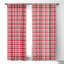 Panneau de rideau occultant 1 pièce Ewell Cheery Checks-289225400