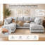 7 Seater Velvet Sectional-134917683