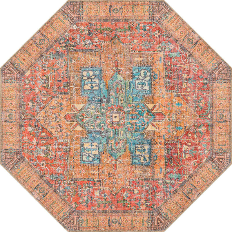 Oppie Moroccan Indoor Rug, Octagon 7'6"