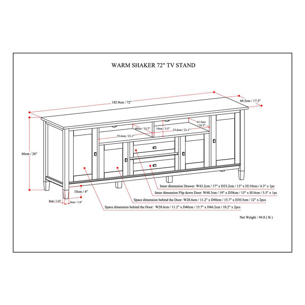 Dimensions du produit