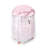 Royal Pavilion Round Doll Crib with Canopy and Bedding