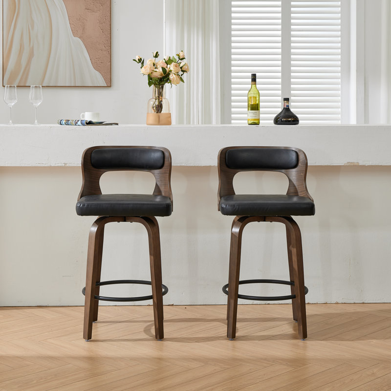 Swivel Counter & Bar Stools, Black
