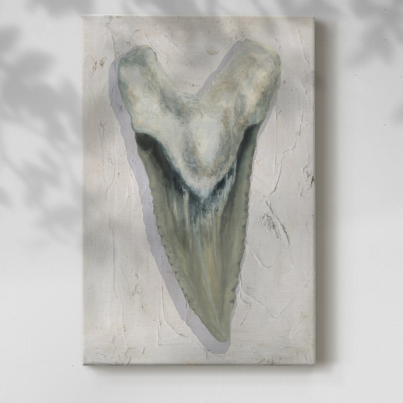 Aquarelle Sharks Tooth II - galerie Cavas, H 48 po x l 32 po