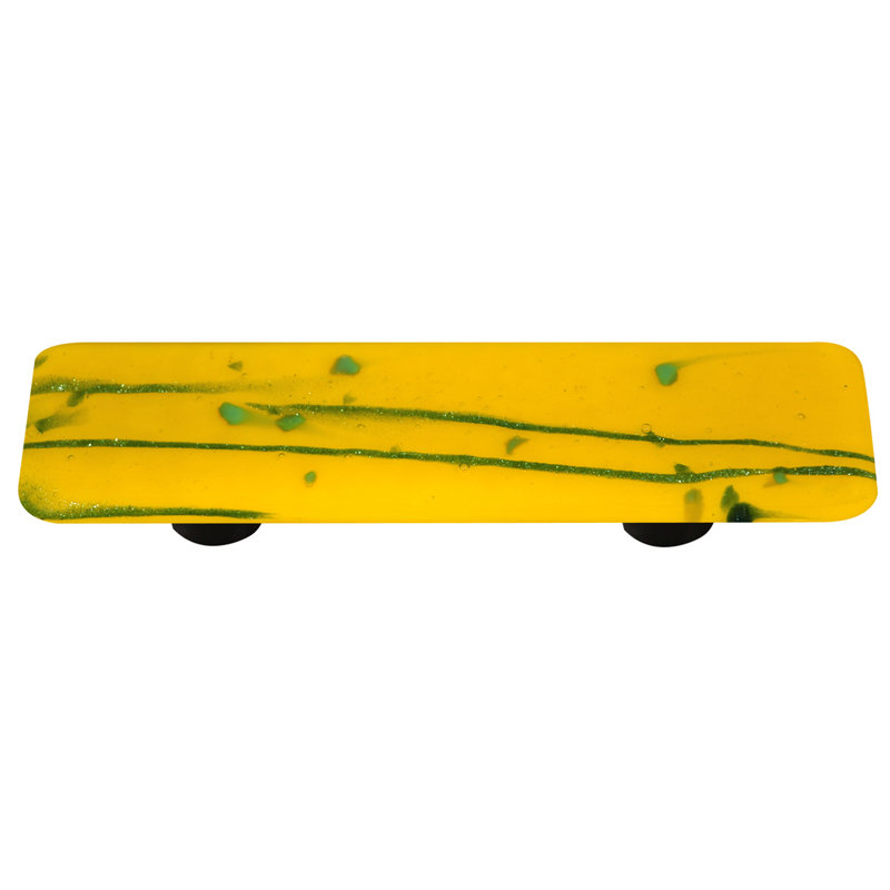 Poignée barre 3 po Mardi Gras, Aluminium / rouge sur vert printemps