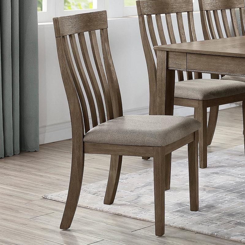 Ensemble de chaises de salle à manger 2 pièces, Brun