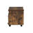 Industrial Style 1Pc File Cabinet With Drawer And Shelf Caster Wheels Wooden Weathered Oak Finish, File Storing Unit Home Office Furniture
