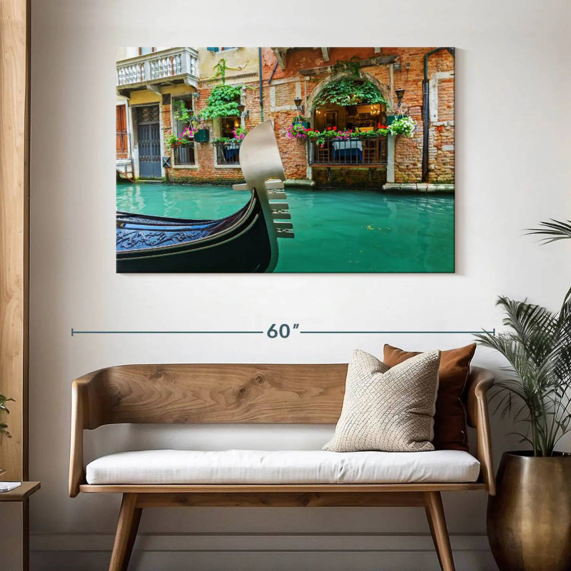 Ravi Venice Canal Cafe, 32" H x 48" W