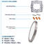 Plafonnier encastré à DEL 9 pouces Mercer41 ™, 18W 1250LM, 5CCT 2700K-5000K, à intensité variable, nickel brossé-721300217
