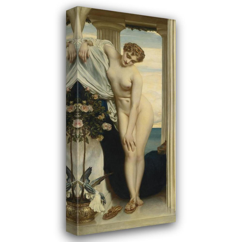 Vénus se déshabillant pour le bain, H 48 po x l 21 po