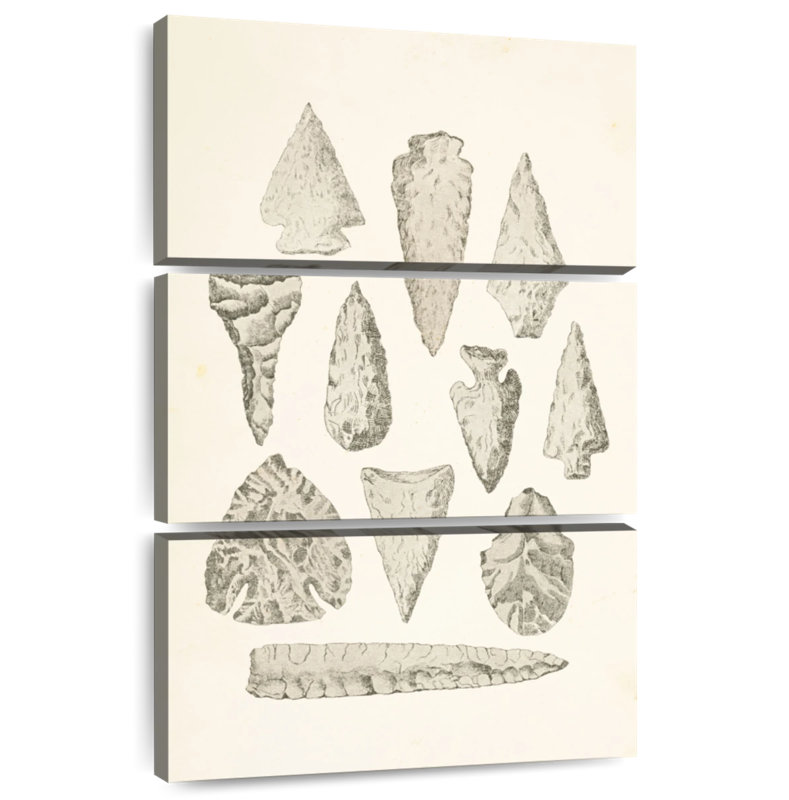 Keiri Ancient Arrowheads, 38" H x 24" W