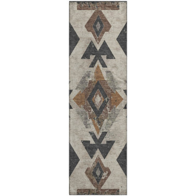 Premium Machine Washable Fairwood AMF1882 Aztec Rug