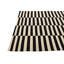 Tapis noir et blanc Petrella