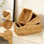 Ensemble de 3 paniers de rangement en rotin naturel tissés à la main pour la cuisine, le salon et la chambre à coucher