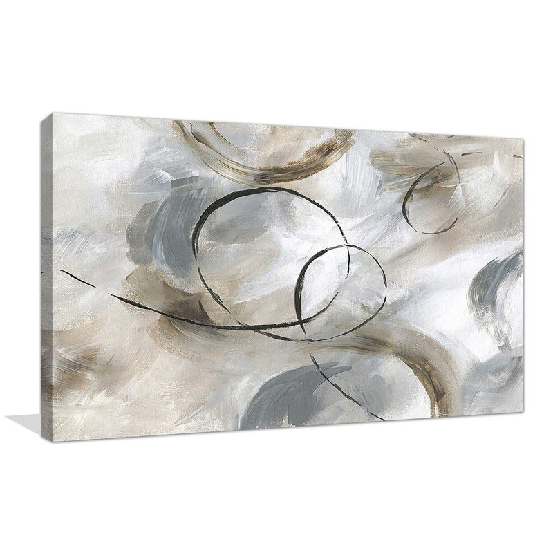 Allegro par Nan - Peinture, Toile tendue, H 24 po x l 40 po, Sans cadre