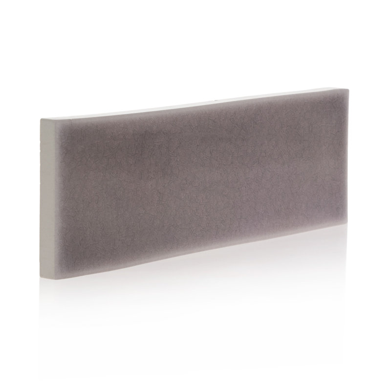 Crackle 2.5" x 8" Ceramic Stone Look Subway Wall Tile, Purple