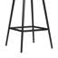 Henrine Upholstered Counter Stool with Metal Frame-1118811361