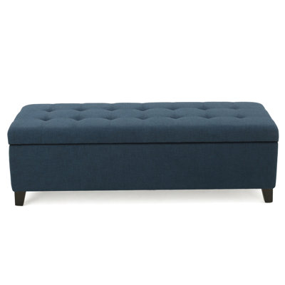 Upholstered Storage Ottoman Bench