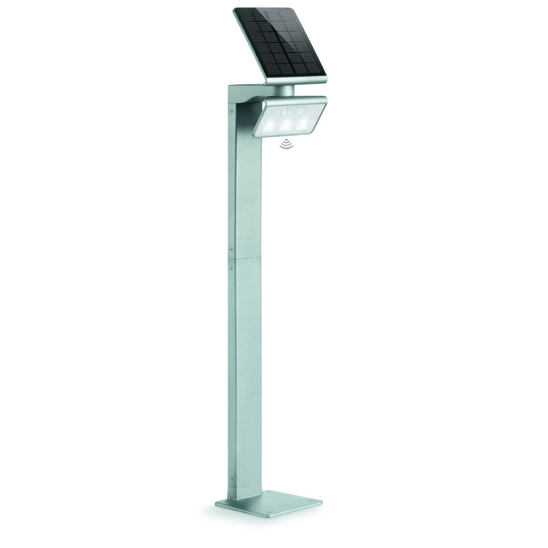 LED Solar Pathway Light XSolar GL-S Silver with Motion Sensor 117.8 cm Height Adjustable, Silver