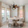 20.47" Farmhouse Ceiling Fan With Light Kits And Remote Control