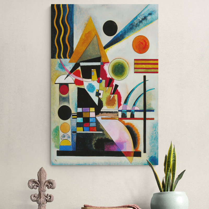 Swinging by Wassily Kandinsky - Wrapped Canvas Art Prints, 41 H x 31 W x 4 D cm