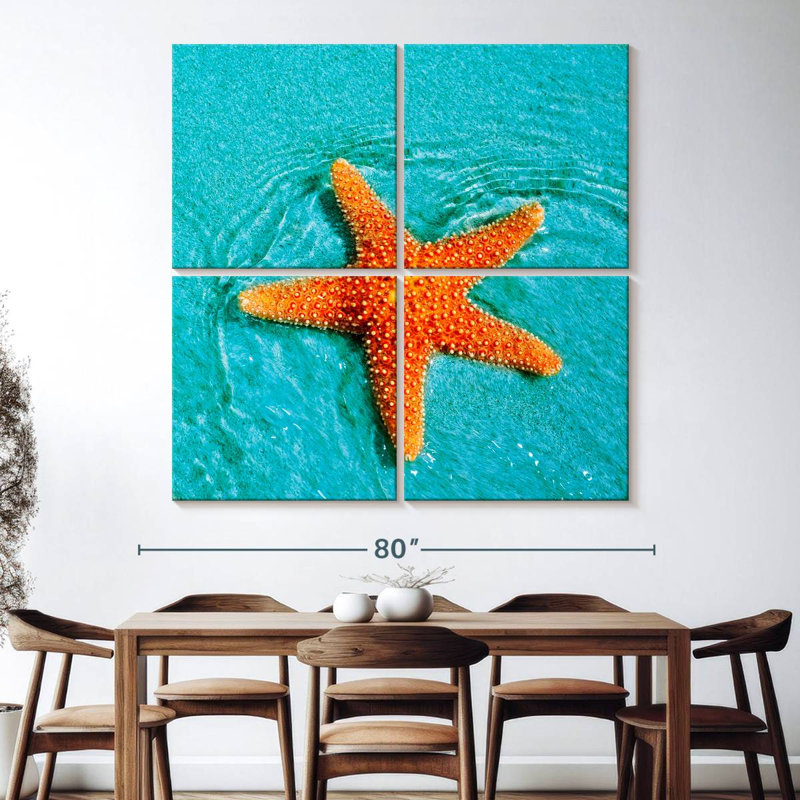 Brampt Submerged Starfish, 74" H x 74" W