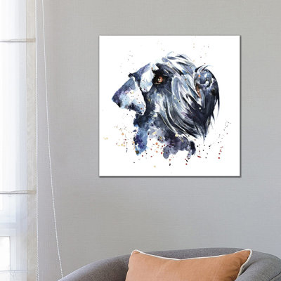 Giant Schnauzer by EdsWatercolours - Wrapped Canvas Gallery-Wrapped Canvas Giclée