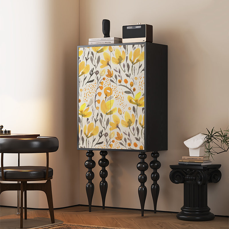 French cream style multi-functional decor cabinet
