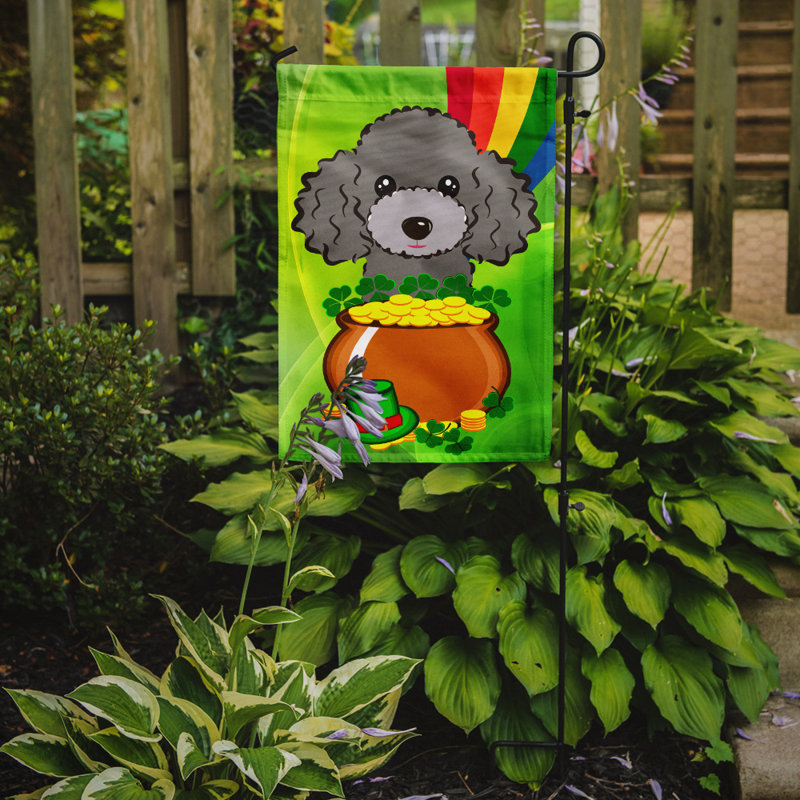 Drapeau de jardin Arella St. Patrick's, Caniche 2