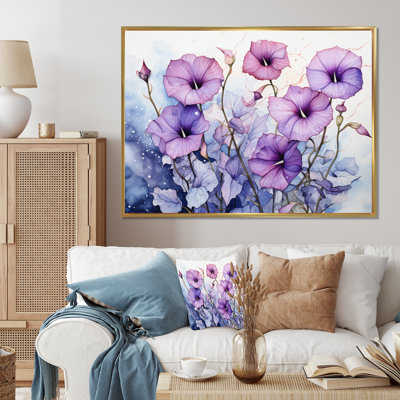" Purple Morning Glory Graceful IV "