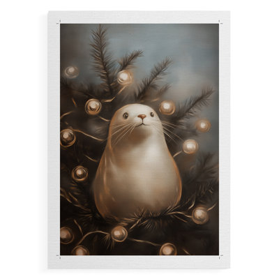 Art des Fêtes de Noël - série 2-CCDLXVII - impression sur toile seulement - NON-CADRE