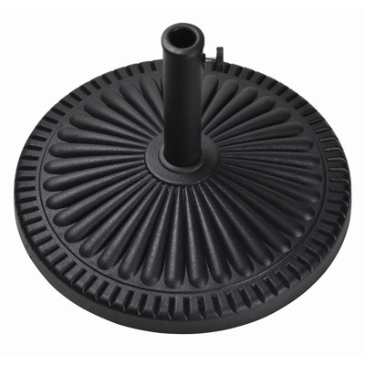  Black Envirostone Umbrella Base