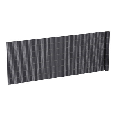 500cm W x 100cm D Foldable PVC Privacy Screen Outdoor Fence