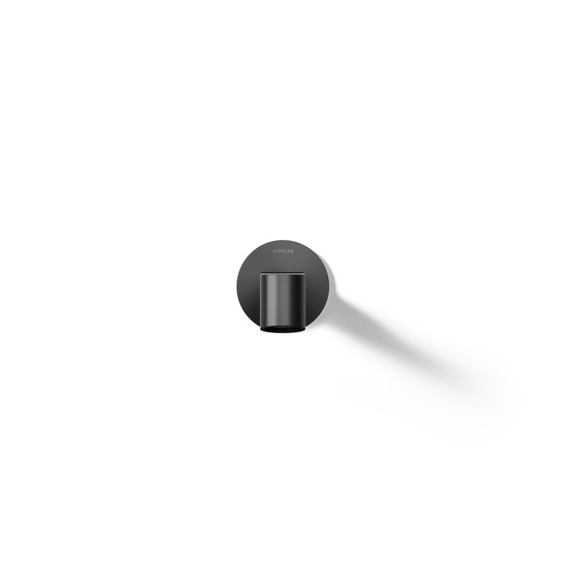 Components Wall-Mount Bathroom Sink Faucet Trim, Matte Black