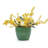 Set Of 3 Ceramic Flowerpot, Modern Planter For Patio, Garden, Windowsill - Antique Green-210099541