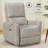 32.3" W Power Swivel Rocker Recliner-1288394316