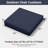 22”x22”x4“ Outdoor Seat Cushions High-Resilience Foam Chair Cushion with Handle and Non-Slip Bottom-125773659-129158739