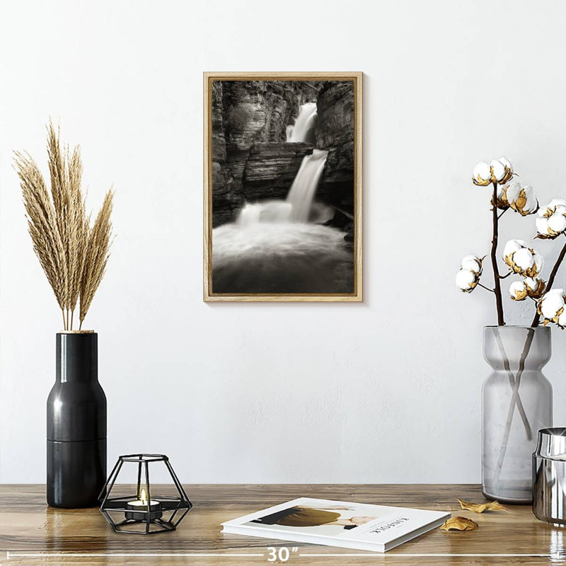 Saint Mary's Falls, Cadre flottant en bois naturel, 9 po x 13 po