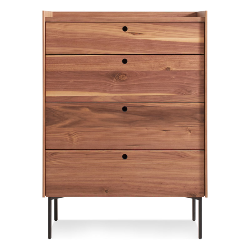 Peek 4 - Drawer Dresser, Rustic Walnut