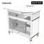 Meuble-lavabo avec lavabo et 3 tiroirs-591679458
