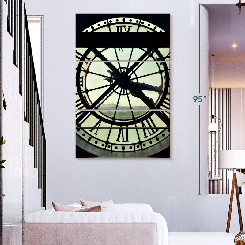 Kerner Musee D'Orsay Clock, 74" H x 48" W