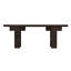 Console en bois massif 82 po Nabu
