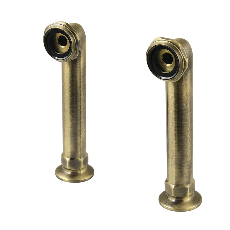 Rehausse de robinet de baignoire à fixation sur le comptoir 6 po Kingston, Nickel brossé