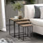 Dorrell 3-Piece Stackable Nesting Side Tables For Living Room End Sofa Side Table