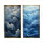 Ensemble de 2 décorations murales Coastal Wave-1322199768-1322199771