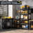 28'' W 5-Tiers Steel Height -Adjustable Shelving Unit